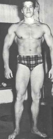 Der junge Arnold mit gerade mal 16