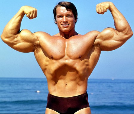 Double Biceps Pose zur Bestzeit